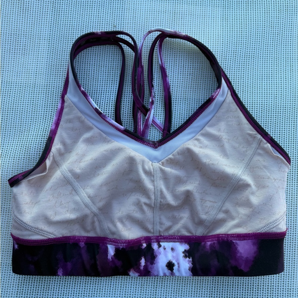 LULULEMON Women's Purple Sports Bra SIZE 8 - Picture 7 of 8